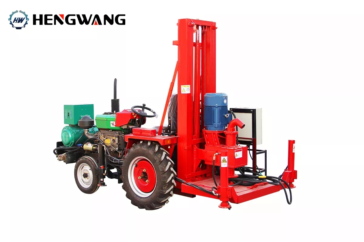 HW-100 Tractor Positive Circulation Drilling Rig