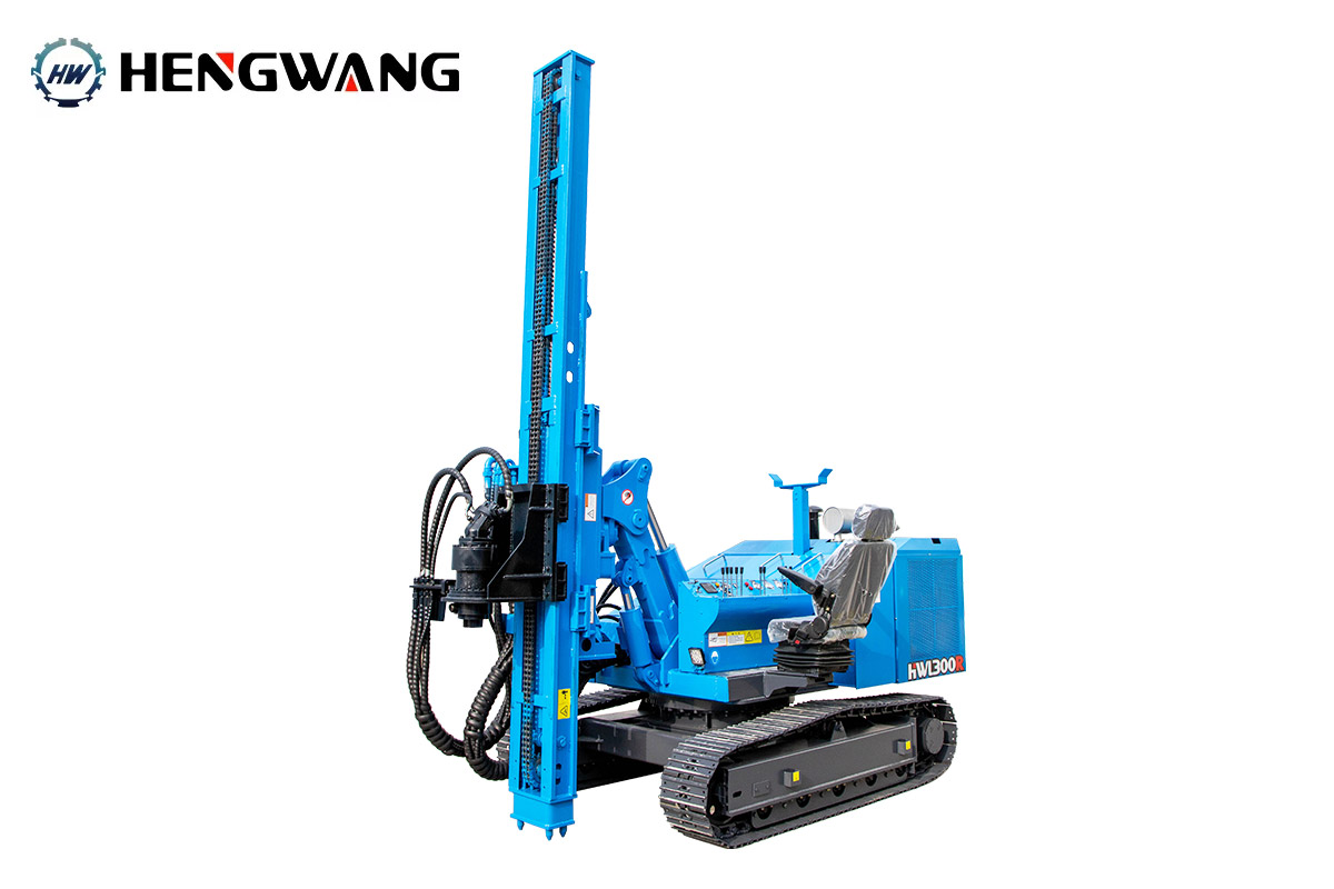 HWL300 Solar Pile Driver (Drilling Function)